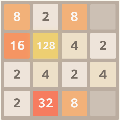 2048 Screenshot